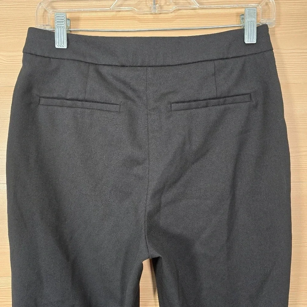 Sandro Paris‎ Womens Wool Blend Trouser Straight Leg Pants Black Size FR 36 US 6